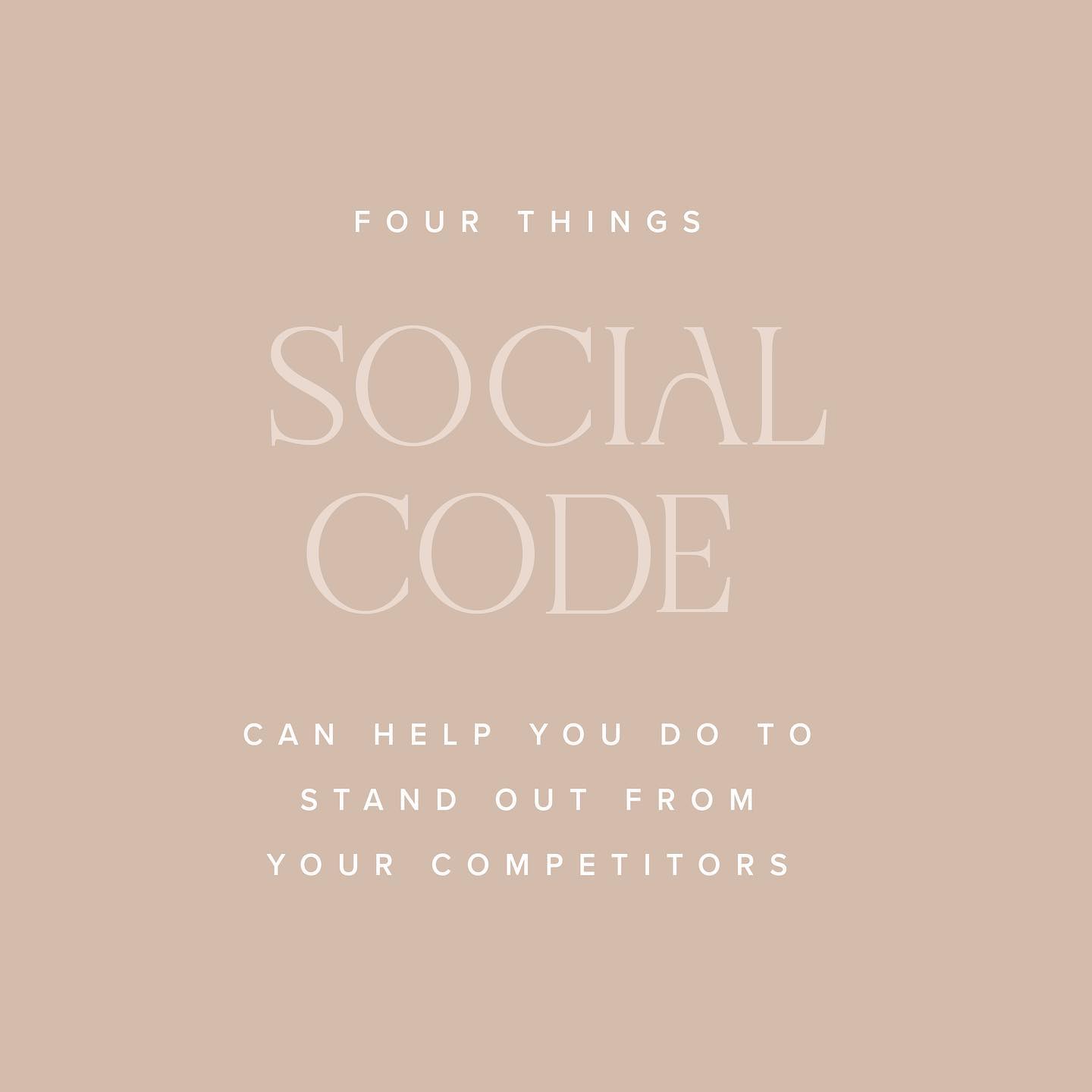 Four things we can help you do to stand out from your competitors 💥

1️⃣Create a brand for yourself or your business
2️⃣Build your audience or network
3️⃣Create content that aligns with you and what your business portrays
4️⃣Add value to your audience to keep them wanting to see more

If you want to stand out from your competitors DM or drop me an email jess@socialcodemedia.co.uk 📩

#personalbranding #businessbranding #contentcreatordubai #contentdesigners #contentcreators #reelcreator #businesssocialmedia #businesssocialnetwork #instagramtrainingforbusiness #socialmediatrainer #socialmediaagent #socialmediaagencydubai #socialmediastrategies #socialmediatips #socialmediamanagementagency  #dubaisocialmedia #dubaisocialmediacoach #socialmediaexpertdubai